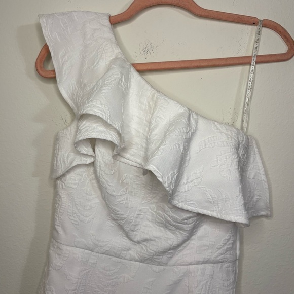 Lilly Pulitzer Pineapple Pucker Jacquard Kipton Romper One Shoulder - Picture 13 of 14